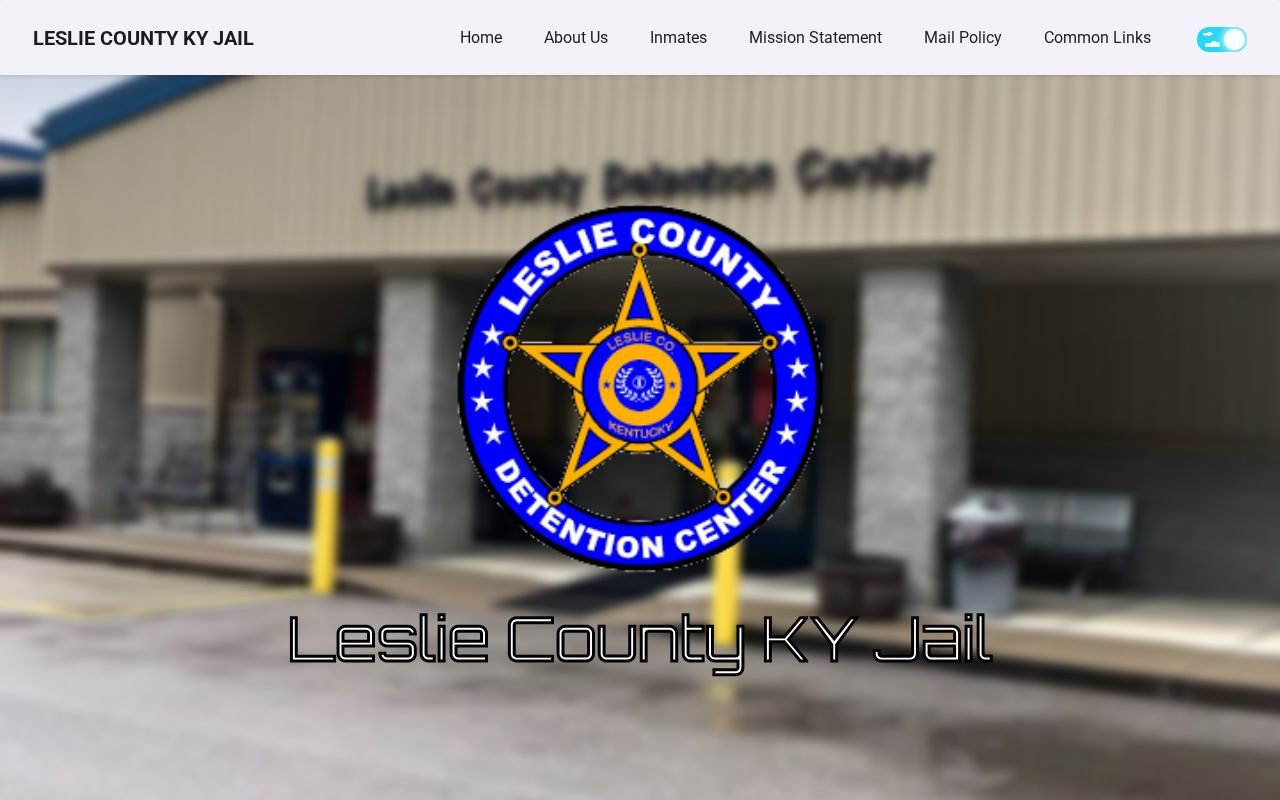 Leslie County released inmate official jail navigation